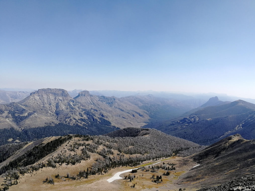 Avalanche Peak Trail: View from top