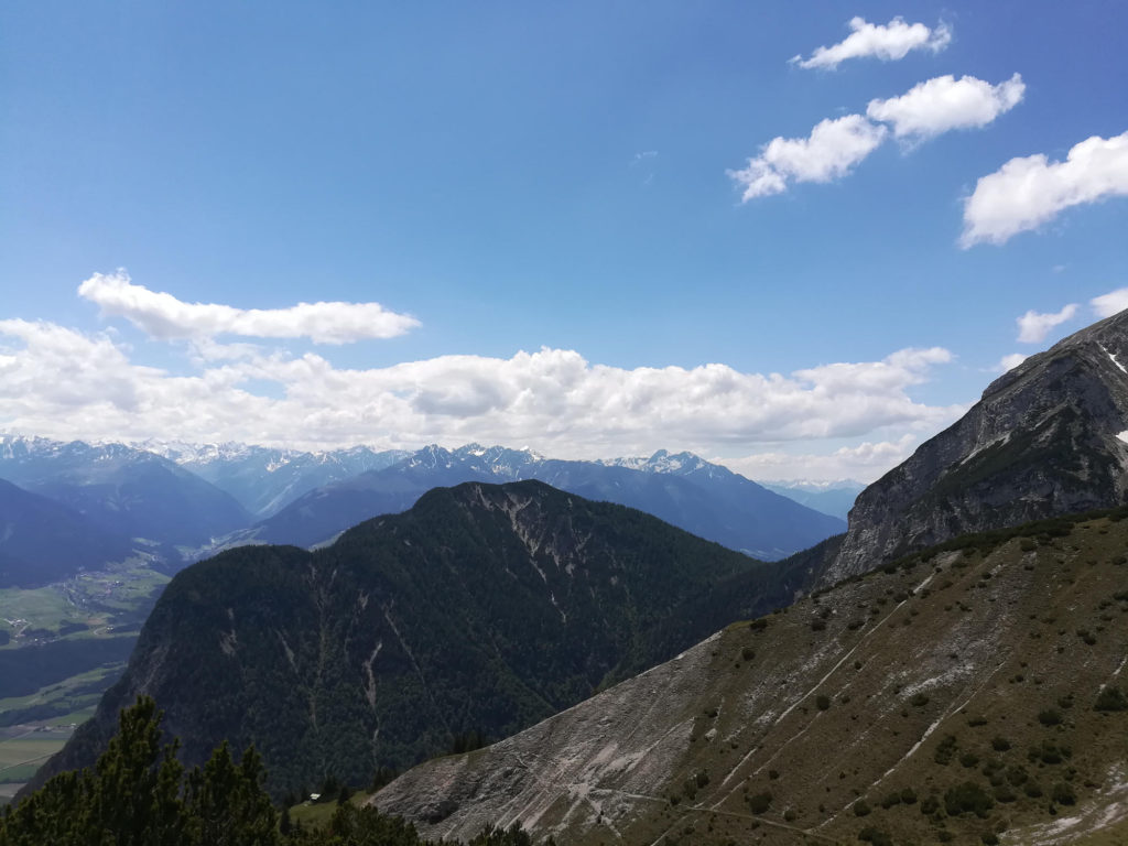 View from Nordkette Loop to Kalkkögel